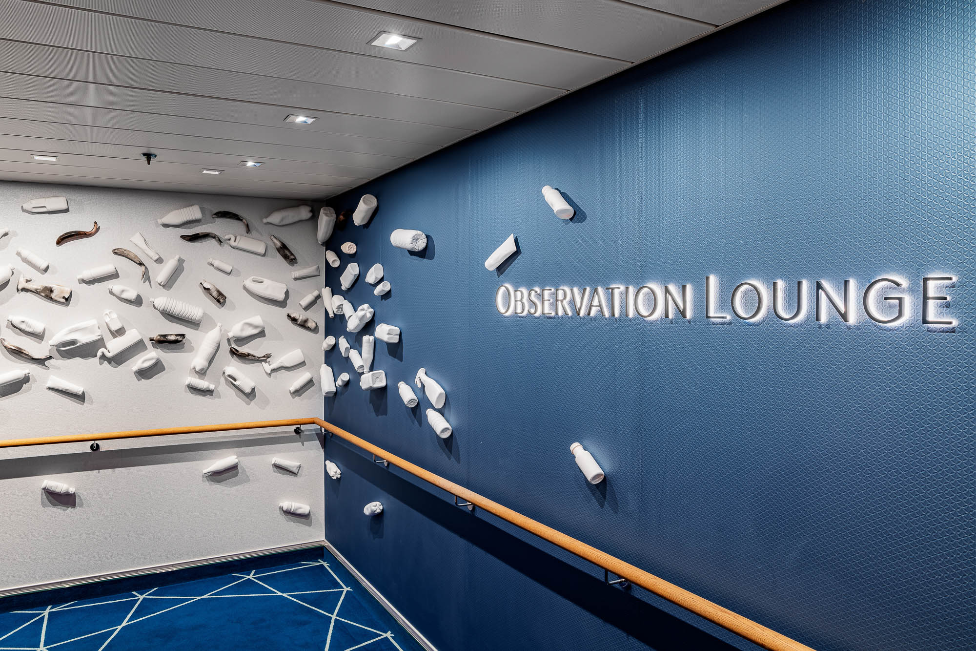 Eingang zur Hanseatic Lounge auf der Hanseatic Nature